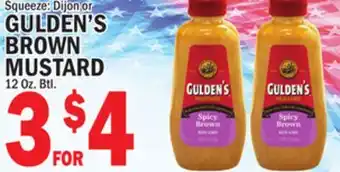 C Town GULDEN'S BROWN MUSTARD offer