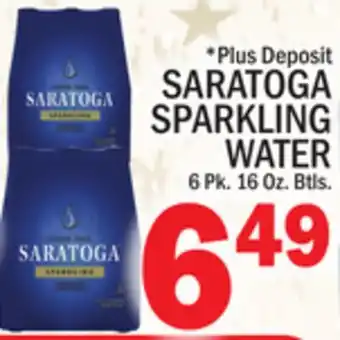 C Town SARATOGA SPARKLING WATER offer