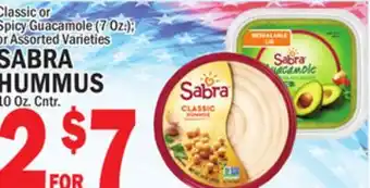 C Town SABRA HUMMUS 10 Oz. Cntr. 10 Oz offer