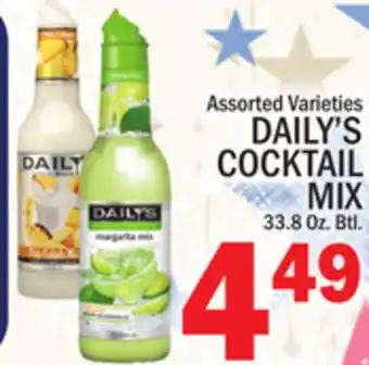 C Town DAILY'S COCKTAIL MIX offer