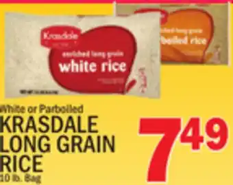 C Town KRASDALE LONG GRAIN RICE offer