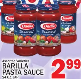 C Town BARILLA PASTA SAUCE offer