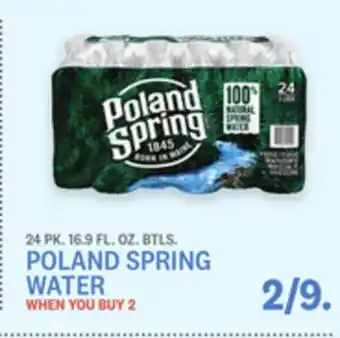 Kings Food Markets POLAND SPRING WATER offer
