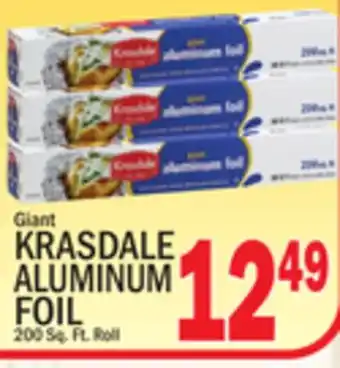 C Town KRASDALE ALUMINUM FOIL offer