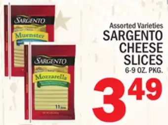 C Town SARGENTO CHEESE SLICES offer