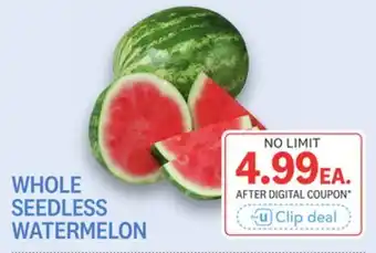 Kings Food Markets WHOLE SEEDLESS WATERMELON offer