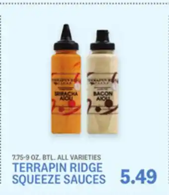 Kings Food Markets TERRAPIN RIDGE SQUEEZE SAUCES offer