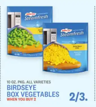 Kings Food Markets BIRDSEYE BOX VEGETABLES offer