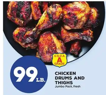 Price Rite Chicken Drums and Thighs offer