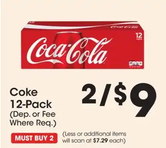 Price Rite Coke 12-Pack offer