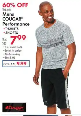 Boscov's Mens COUGAR Performance offer