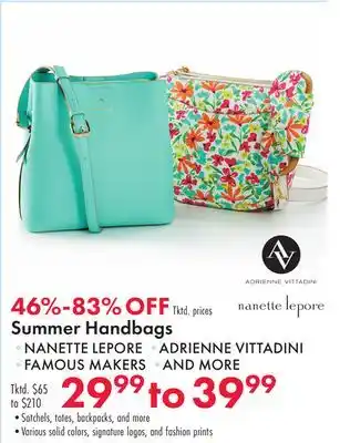 Boscov's Summer Handbags offer