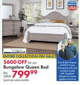 Boscov's Bungalow Queen Bed offer