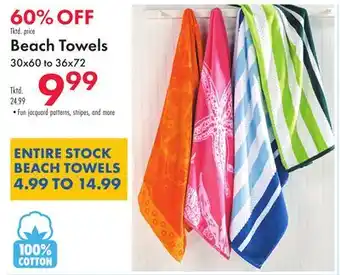 Boscov's Beach Towels offer