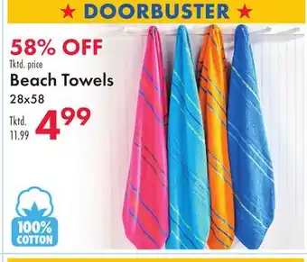 Boscov's Beach Towels offer