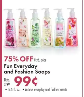 Boscov's Fun Everyday and Fashion Soaps offer