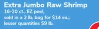 ACME Extra Jumbo Raw Shrimp offer
