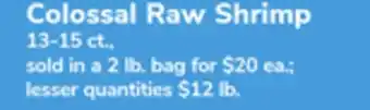 ACME Colossal Raw Shrimp offer