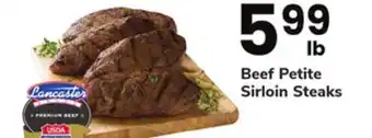 ACME Beef Petite Sirloin Steaks offer