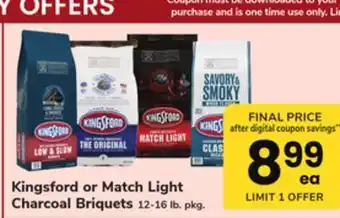 ACME Kingsford or Match Light Charcoal Briquets offer