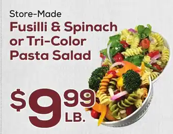 DeCicco & Sons Fusilli & Spinach or Tri-Color Pasta Salad offer