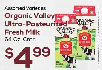 DeCicco & Sons Organic Valley Ultra-Pasteurized Fresh Milk offer