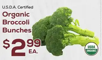 DeCicco & Sons Organic Broccoli Bunches offer