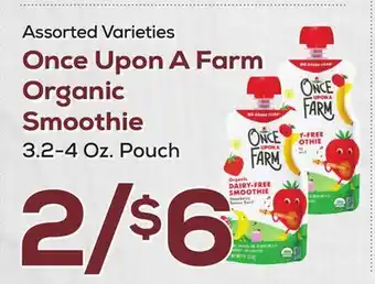 DeCicco & Sons Once Upon A Farm Organic Smoothie offer