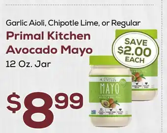 DeCicco & Sons Primal Kitchen Avocado Mayo offer