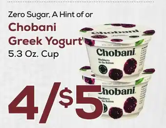 DeCicco & Sons Chobani Greek Yogurt offer