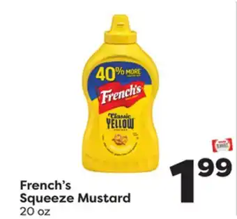 Weis Markets French's Squeeze Mustard offer