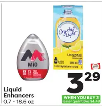 Weis Markets Liquid Enhancers offer