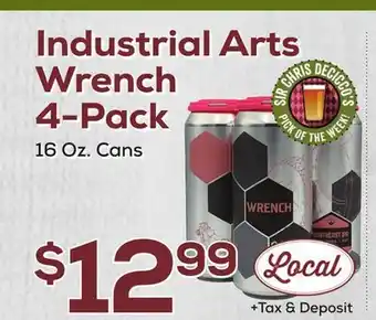 DeCicco & Sons Industrial Arts Wrench 4-Pack offer
