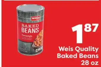 Weis Markets Weis Quality Baked Beans offer