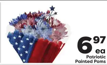 Weis Markets Patriotic Painted Poms offer