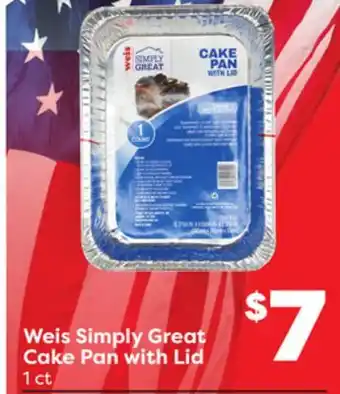 Weis Markets Weis Simply Great Cake Pan with Lid offer