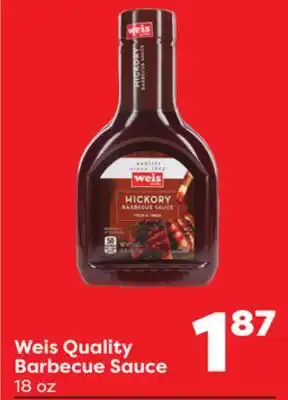 Weis Markets Weis Quality Barbecue Sauce offer