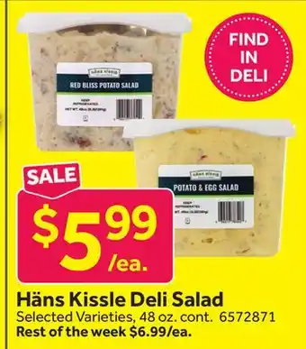 Stop&Shop Häns Kissle Deli Salad offer