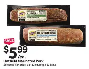 Stop&Shop Hatfield Marinated Pork offer