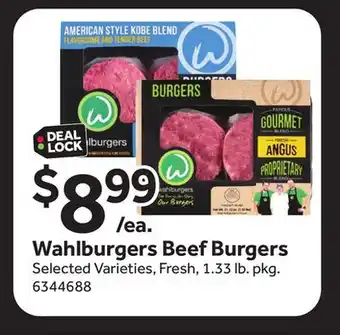 Stop&Shop Wahlburgers Beef Burgers offer