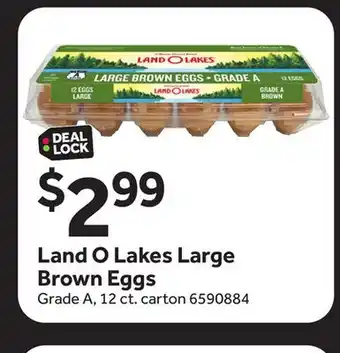 Stop&Shop Land O Lakes Large Brown Eggs offer