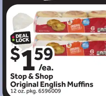 Stop&Shop Stop & Shop Original English Muffins offer