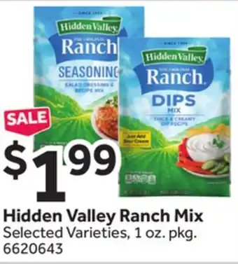 Stop&Shop Hidden Valley Ranch Mix offer