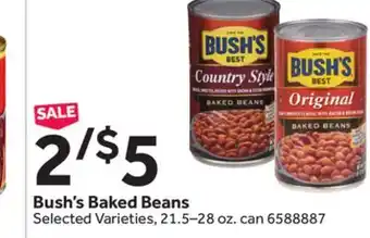 Stop&Shop Bush's Baked Beans offer
