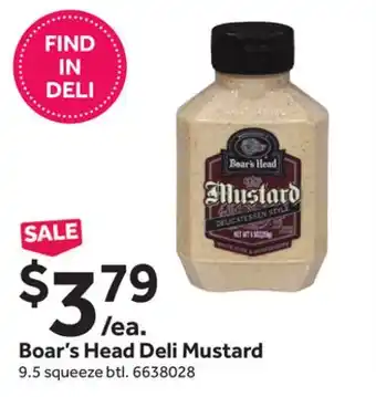 Stop&Shop Boar's Head Deli Mustard offer