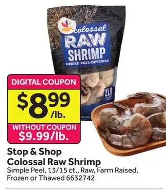 Stop&Shop Stop & Shop Colossal Raw Shrimp offer