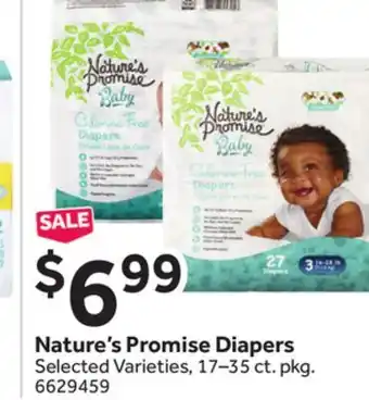 Stop&Shop Nature's Promise Diapers offer