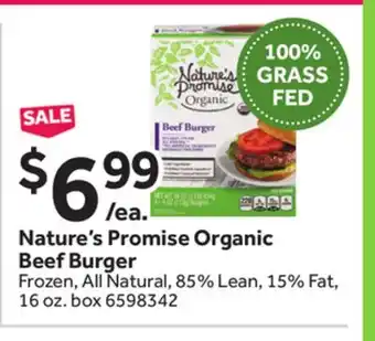 Stop&Shop Nature's Promise Organic Beef Burger offer