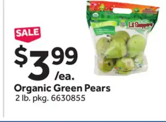 Stop&Shop Organic Green Pears offer