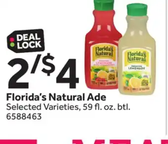 Stop&Shop Florida's Natural Ade offer